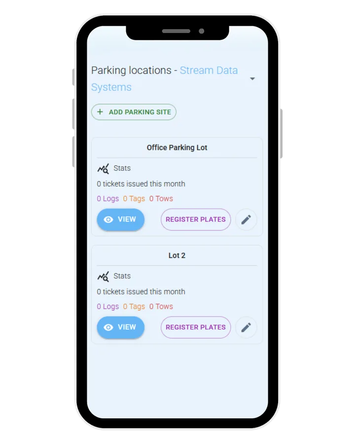 CANpark Client Portal screenshot